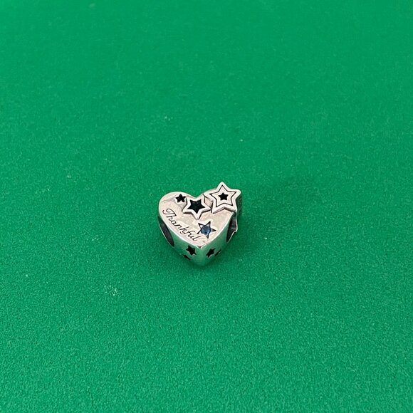 Pandora Thankful Heart & Stars Charm - Picture 4 of 5
